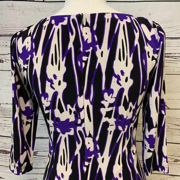 David Meister Abstract Dress Size 2 - Picture 6 of 8